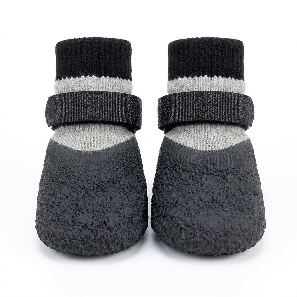 Winter Waterproof Dog Boots – Anti-Slip Protective Shoes (4 Pack)